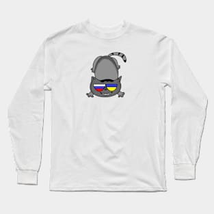 no cat war Long Sleeve T-Shirt